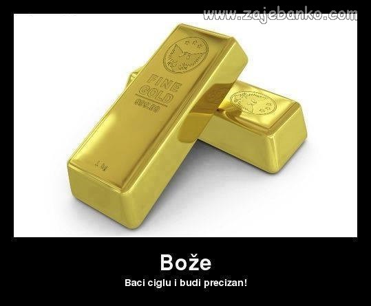 zlatne poluge smiješna slika