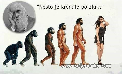 evolucija je krenula po zlu