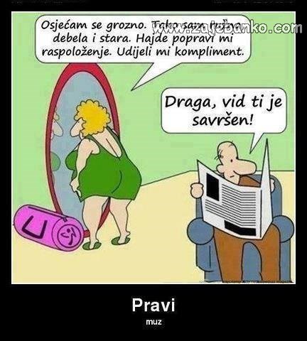 muškarac dijeli komplimente ženi