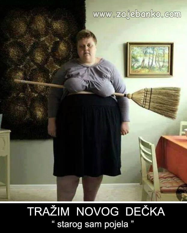 debela vještica s metlom