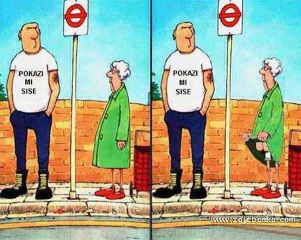 baka na autobusnoj stanici