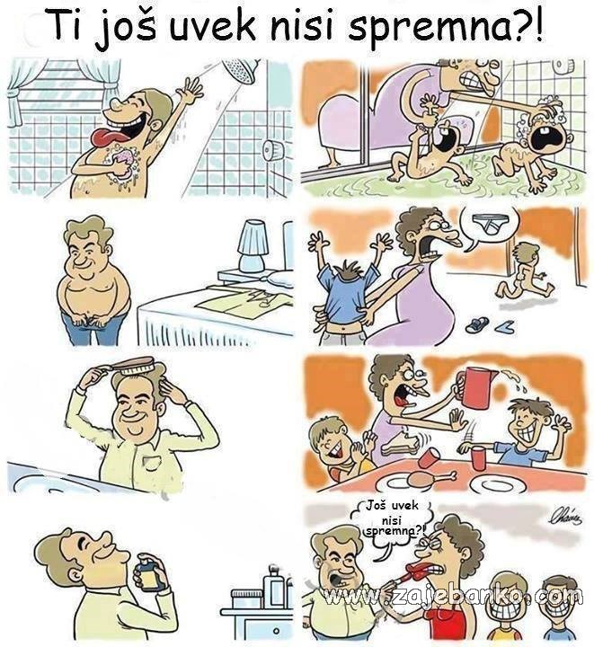 žena nikad nije spremna 