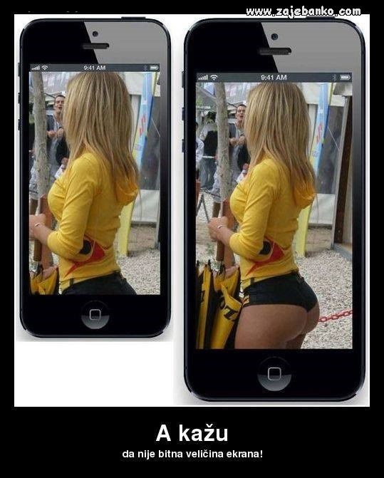 veličina ekrana smiješna slika