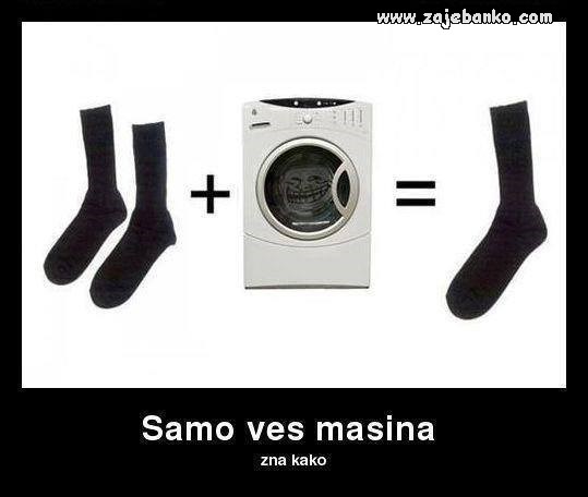 samo veš mašina zna kako