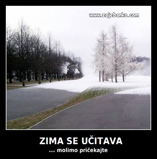 dolazi zima smiješna slika