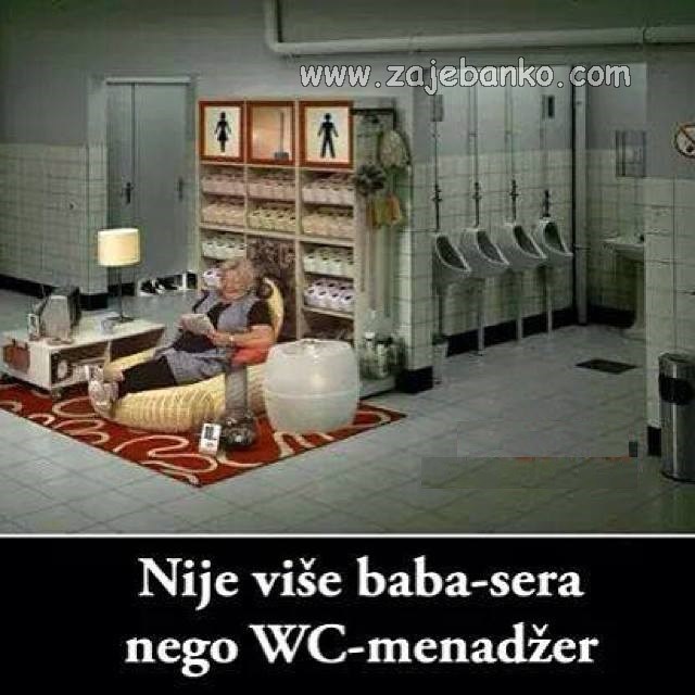baba sera je sad wc manager