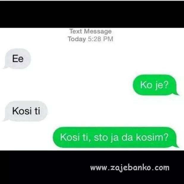 smiješne sms poruke