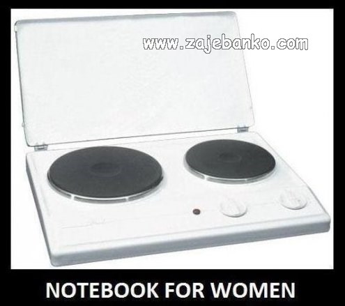 ženski notebook