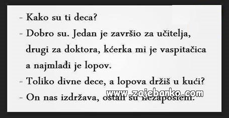 lopov u obitelji smiješna slika