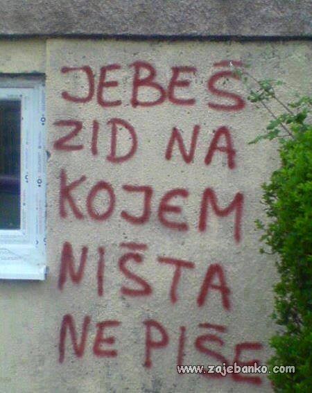 šaranje po zidovima