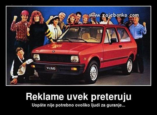 smiješna reklama za Yugo