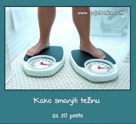 kako smanjiti težinu smiješna slika