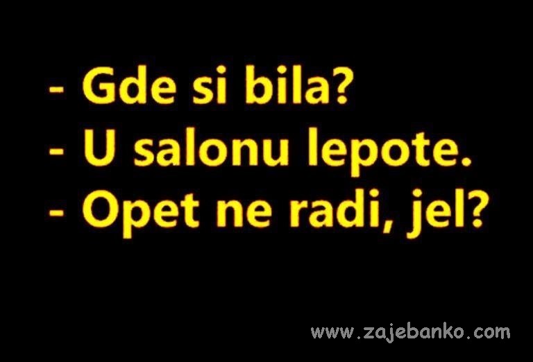 salon ljepote smiješna slika