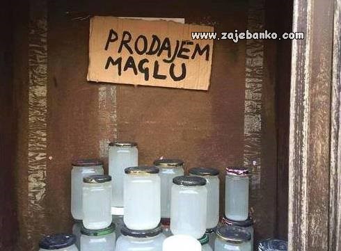 prodajem maglu smiješna slika