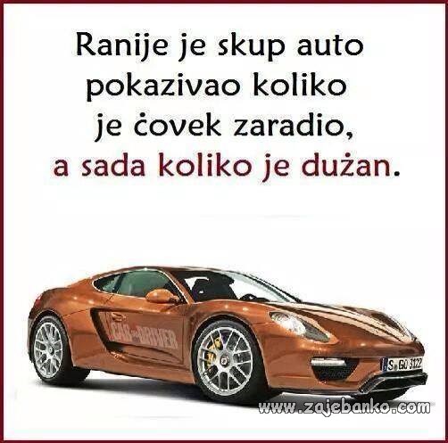 skupocjen auto smiješna slika