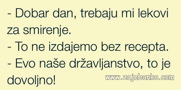 lijekovi za smirenje smiješna slika