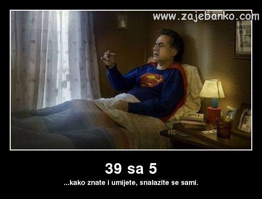 Superman ima temperaturu