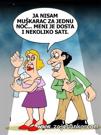 muškarac za jednu noć smiješna slika