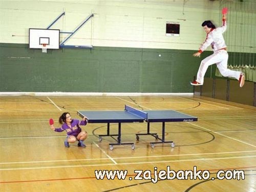 stolni tenis smiješna slika