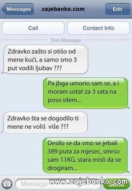 smiješne sms poruke tekst