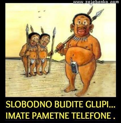 pametni telefoni - glupi ljudi