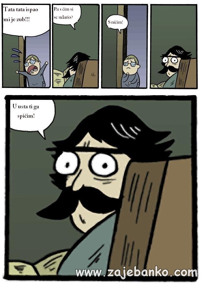 tata i sin provokacije