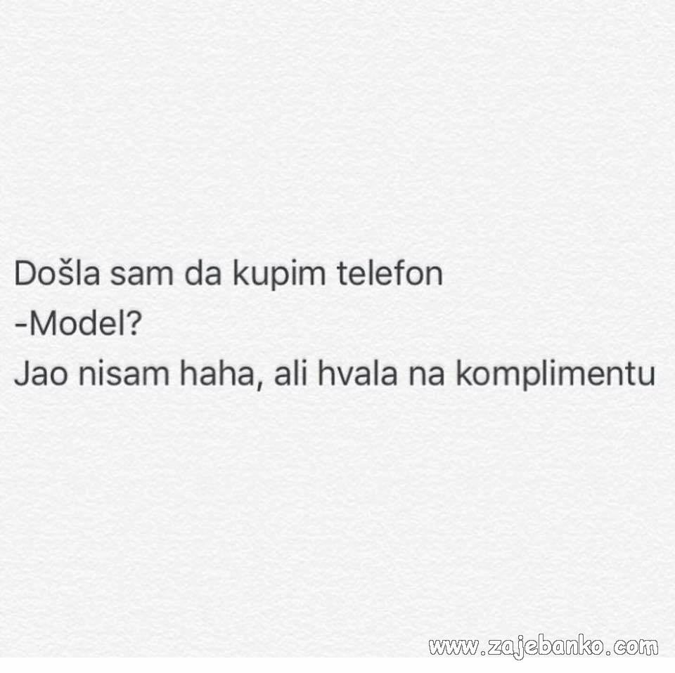 hvala na komplimentu