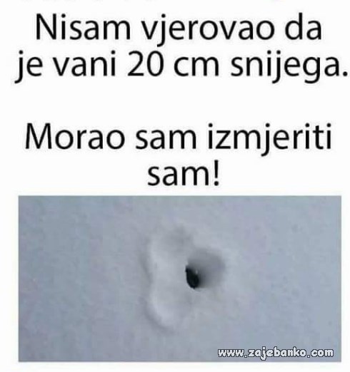 napadao snijeg 20 cm