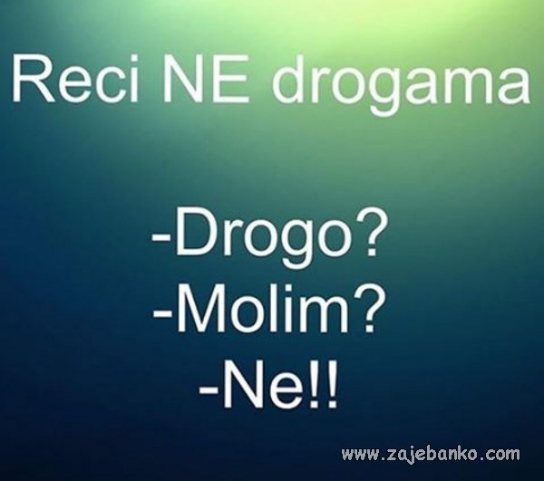 reci ne drogama
