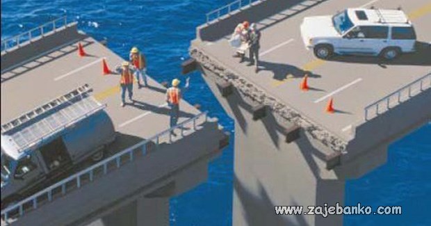 kad završiš građevinu preko veze