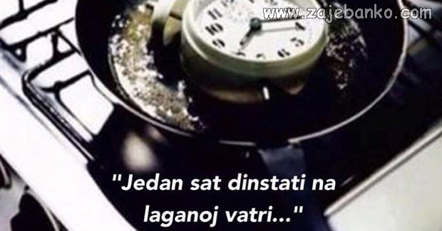 student prvi put u životu sam kuha pa čita upute s interneta