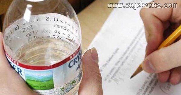 u misiji prepisivanja na ispitu