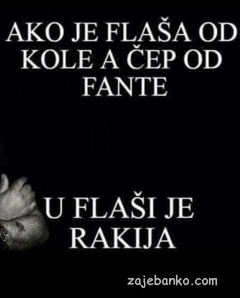 u flaši je rakija