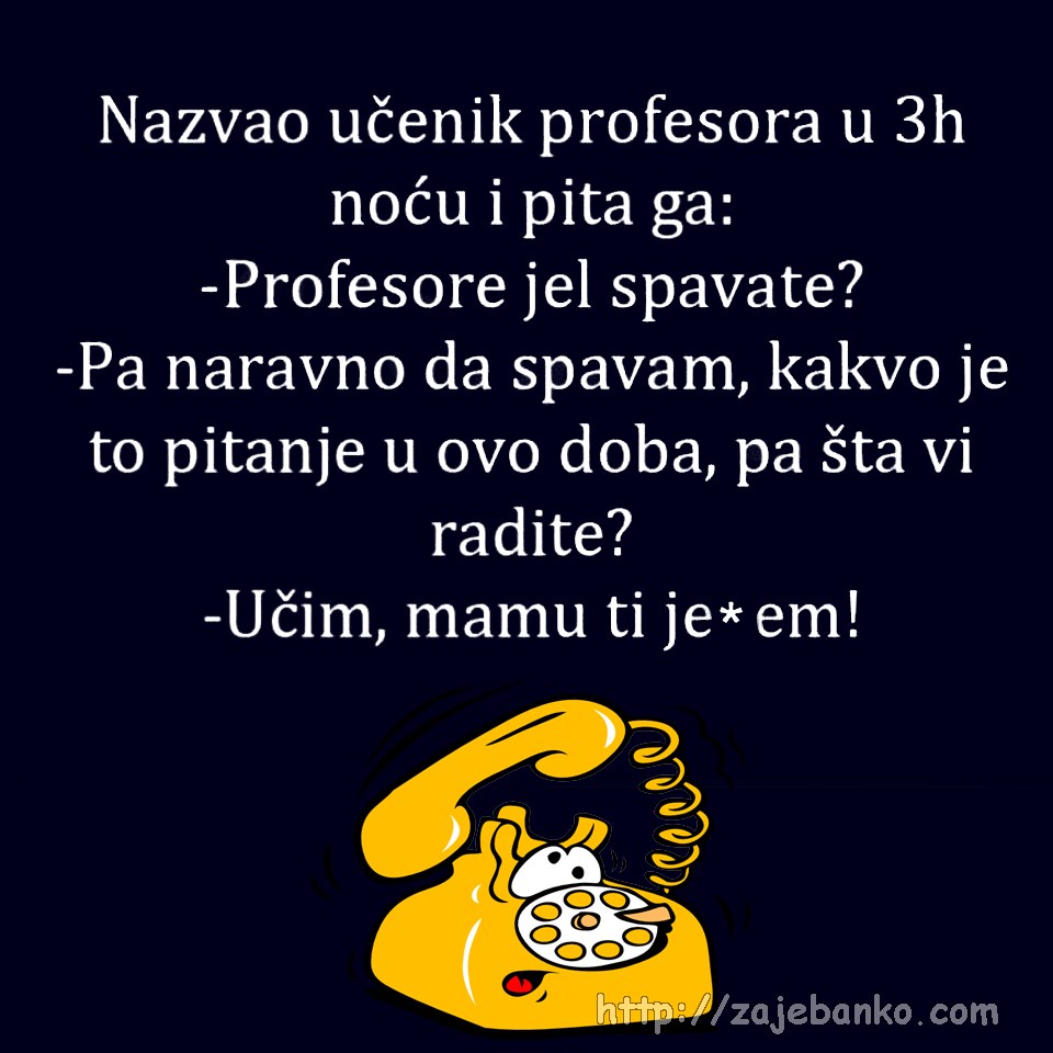 učenik i profesor