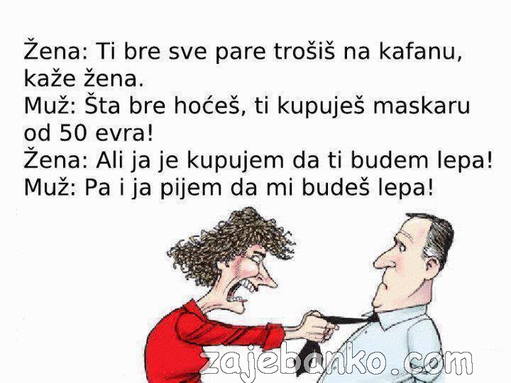 muž i žena svađa smiješna slika