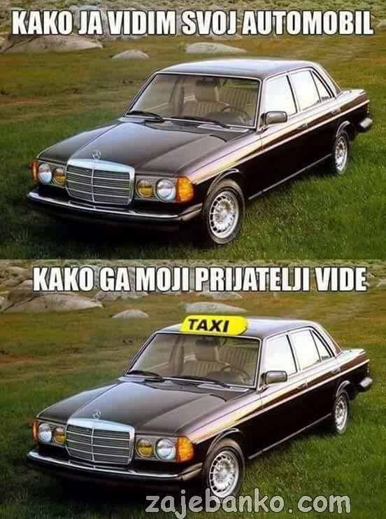 taksi smiješna slika