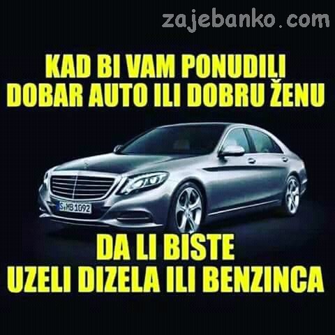 dizelaš ili benzinac