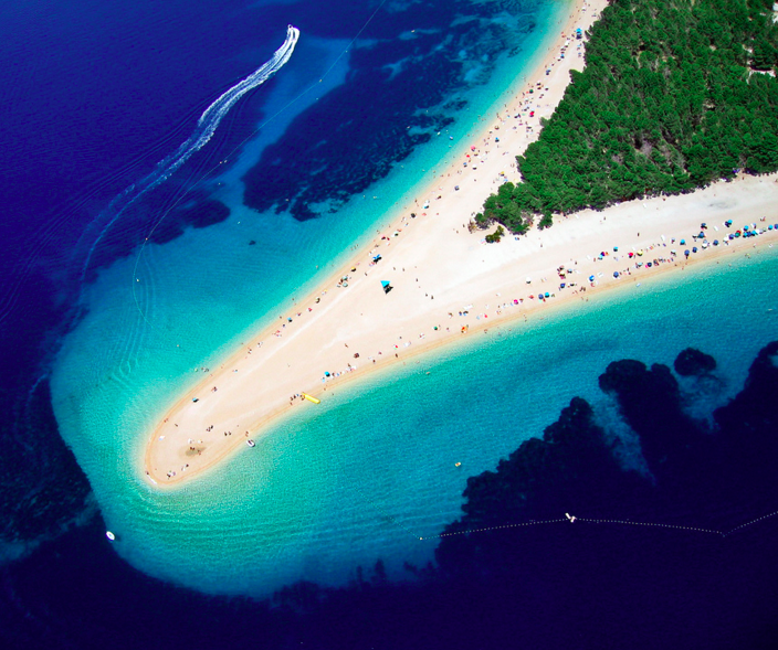 beaches in dalmatia