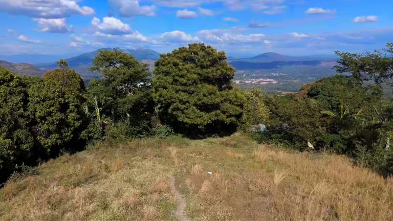 Vista aérea del terreno San Roque en Apopa.