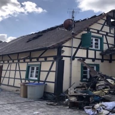 Soutien à la famille Braun après l'incendie de leur maison
