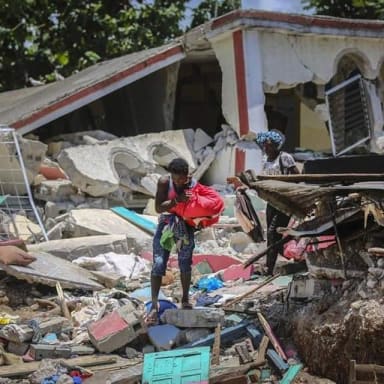 AIDE AUX SINISTRES DU SEISME DU 14 AOÛT 2021 EN HAÎTI