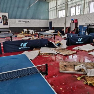 Solidarité pour la Berrichonne tennis de table de Châteauroux.