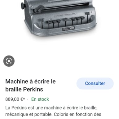 Perkins et my eyes orcam