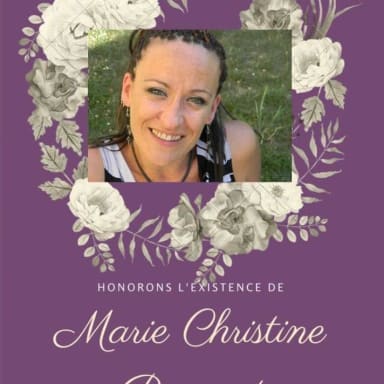 Pour Marie Christine Bonniot
