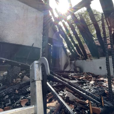 Soutien maison incendiée