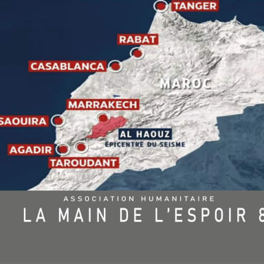Aide Urgence - Séisme MAROC