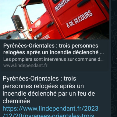 Solidarité maison incendiée ♨️