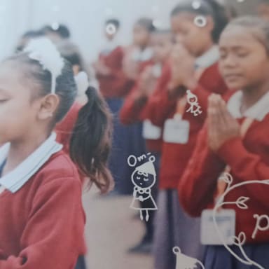 Les Orphelins de l'école Premamettaschool Inde