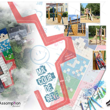 Projet "Ma Cour de Rêve" Assomption Jagersveld (WB)