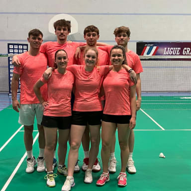 CHAMPIONNAT de FRANCE UNIVERSITAIRE BADMINTON LA REUNION
